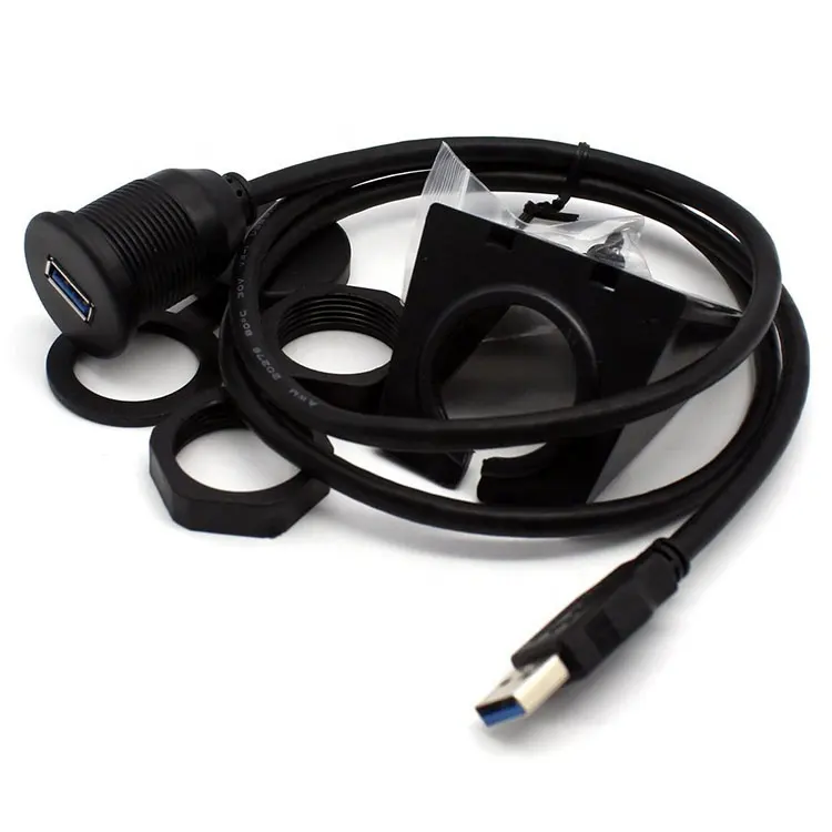 ਉੱਚ ਗੁਣਵੱਤਾ 1M2M ਮਰਦ ਤੋਂ ਔਰਤ USB 3.0 ਪੋਰਟ USB ਪੈਨਲ ਐਕਸਟੈਂਸ਼ਨ ਵਾਟਰਪ੍ਰੂਫ ਕੇਬਲ (1)