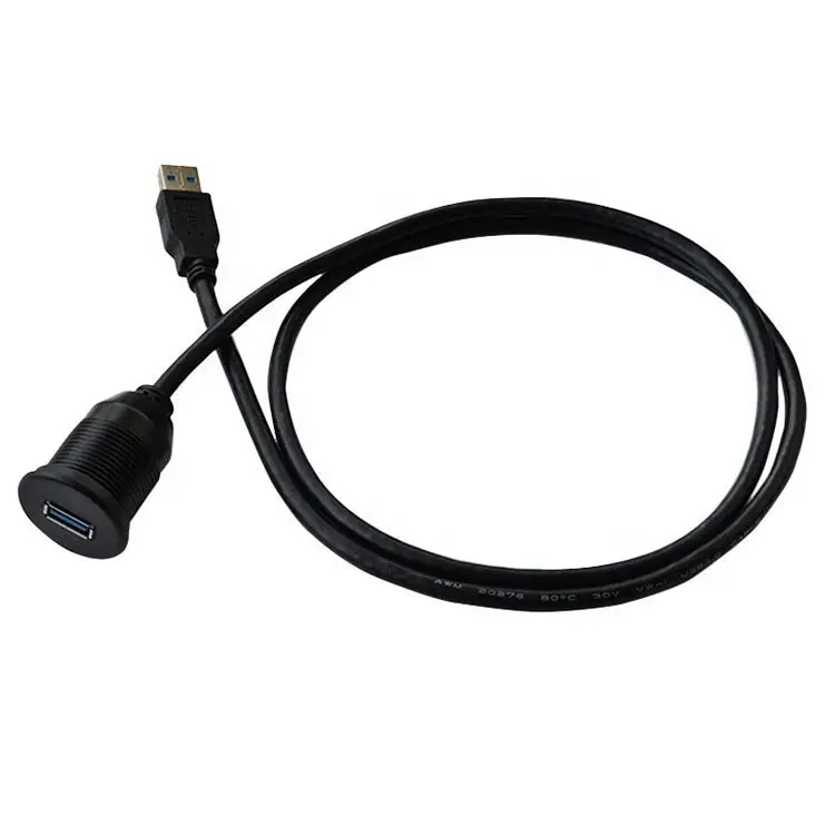 ਉੱਚ ਗੁਣਵੱਤਾ 1M2M ਮਰਦ ਤੋਂ ਔਰਤ USB 3.0 ਪੋਰਟ USB ਪੈਨਲ ਐਕਸਟੈਂਸ਼ਨ ਵਾਟਰਪ੍ਰੂਫ ਕੇਬਲ (3)